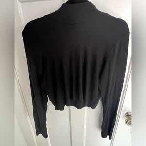 Wilfred crop Mock neck top